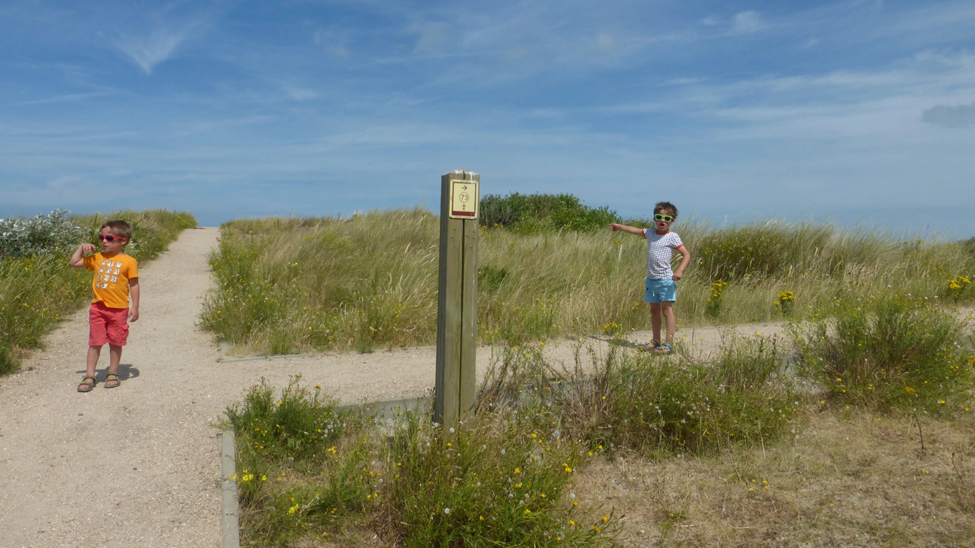 Duinen en wandelroutes